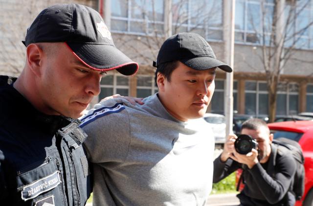 Do Kwon, the cryptocurrency entrepreneur, who created the failed Terra (UST) stablecoin, is taken to court in Podgorica, Montenegro, March 24, 2023. REUTERS/Stevo Vasiljevic MONTENEGRO OUT. NO COMMERCIAL OR EDITORIAL SALES IN MONTENEGRO
