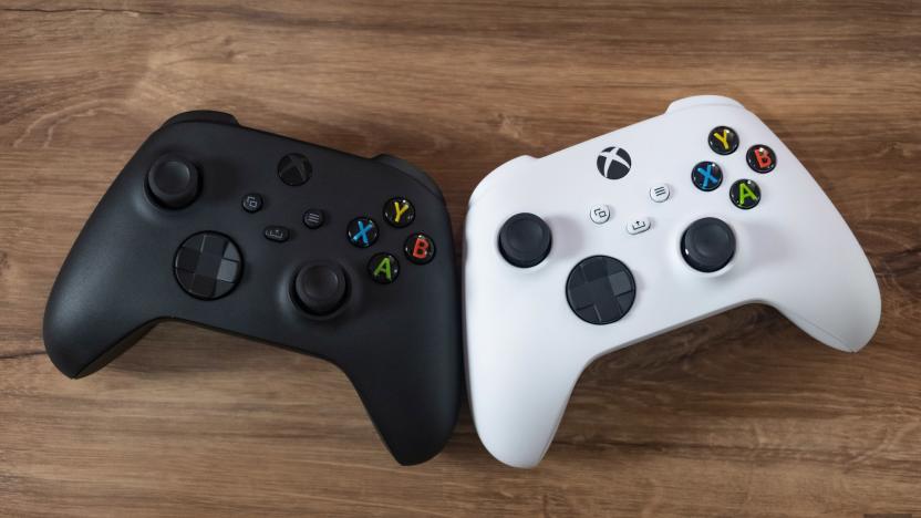 Microsoft's new Series X console and its accessories.