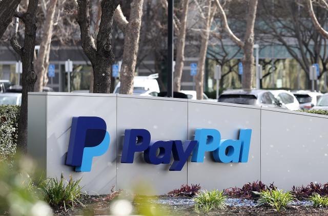 SAN JOSE, CALIFORNIA - JANUARY 30: A PayPal sign is seen at its headquarters on January 30, 2024 in San Jose, California. PayPal announced plans to lay off 2,000 employees or 7 percent of its workforce. (Photo by Justin Sullivan/Getty Images)