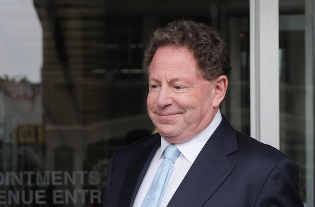 Activision Blizzard CEO Bobby Kotick leaves after testifying at the northern district of California during a trial as U.S. Federal Trade Commission seeks to stop Microsoft deal to buy Activision Blizzard, in Downtown San Francisco, California, U.S. June 28, 2023. REUTERS/Carlos Barria