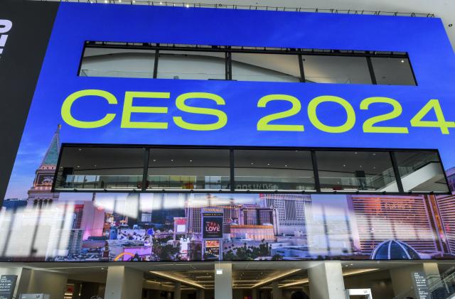 LAS VEGAS, NV - JANUARY 8: View of CES 2024 at the Las Vegas Convention Center in Las Vegas, Nevada, on January 8, 2024. Credit: DeeCee Carter/MediaPunch /IPX
