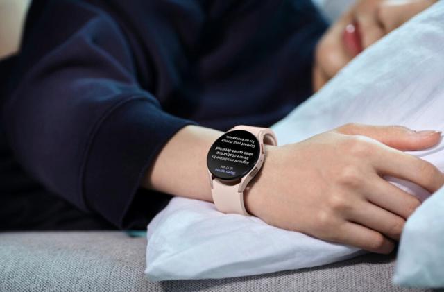 Sleep apnea detection feature oin a Samsung Galaxy Watch.