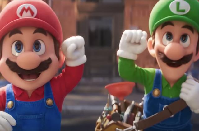 Mario and Luigi from the Super Mario Bros Movie