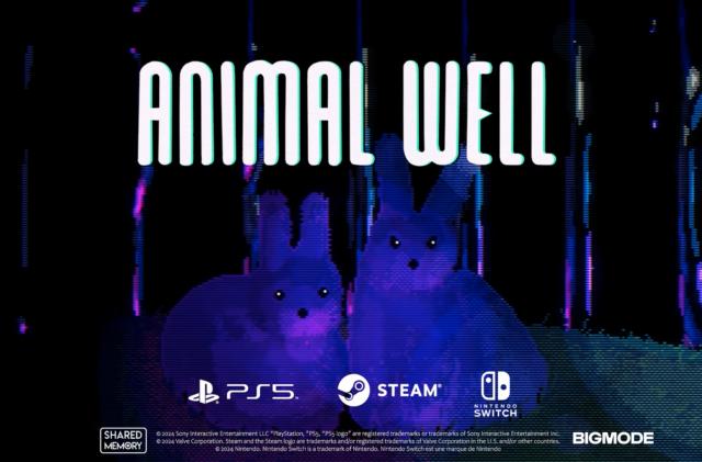Title screen for Animal Well.