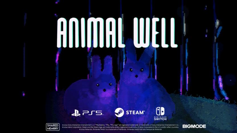 Title screen for Animal Well.