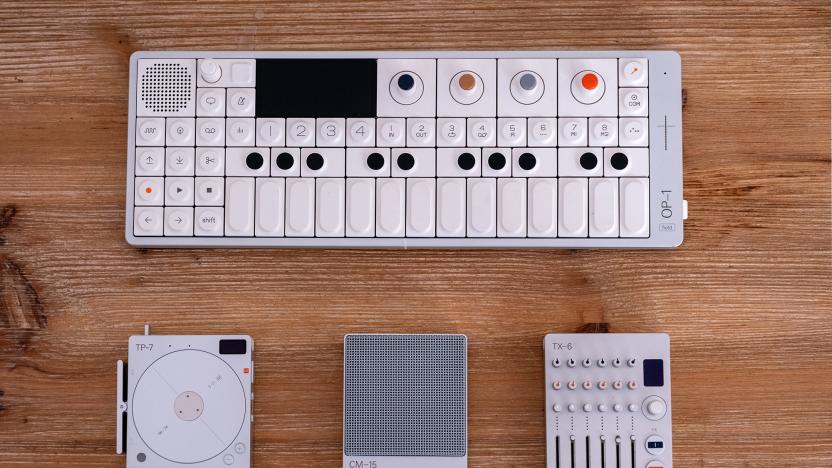 Teenage Engineering's Field series includes a microphone a synthesizer a field recorder and a mixer.